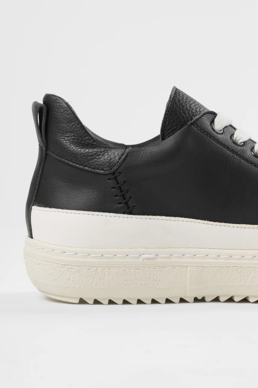 masnada LOW TOP SNEAKER / CALF SKIN LEATHER (BLACK) - Image 14