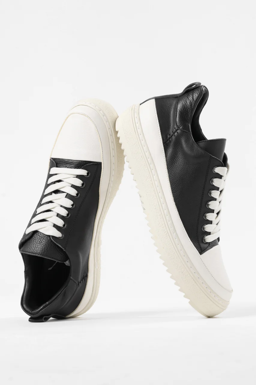 masnada LOW TOP SNEAKER / CALF SKIN LEATHER (BLACK) - Image 2