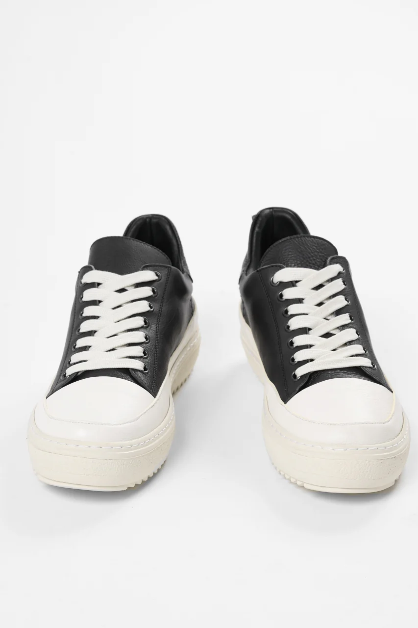 masnada LOW TOP SNEAKER / CALF SKIN LEATHER (BLACK) - Image 7