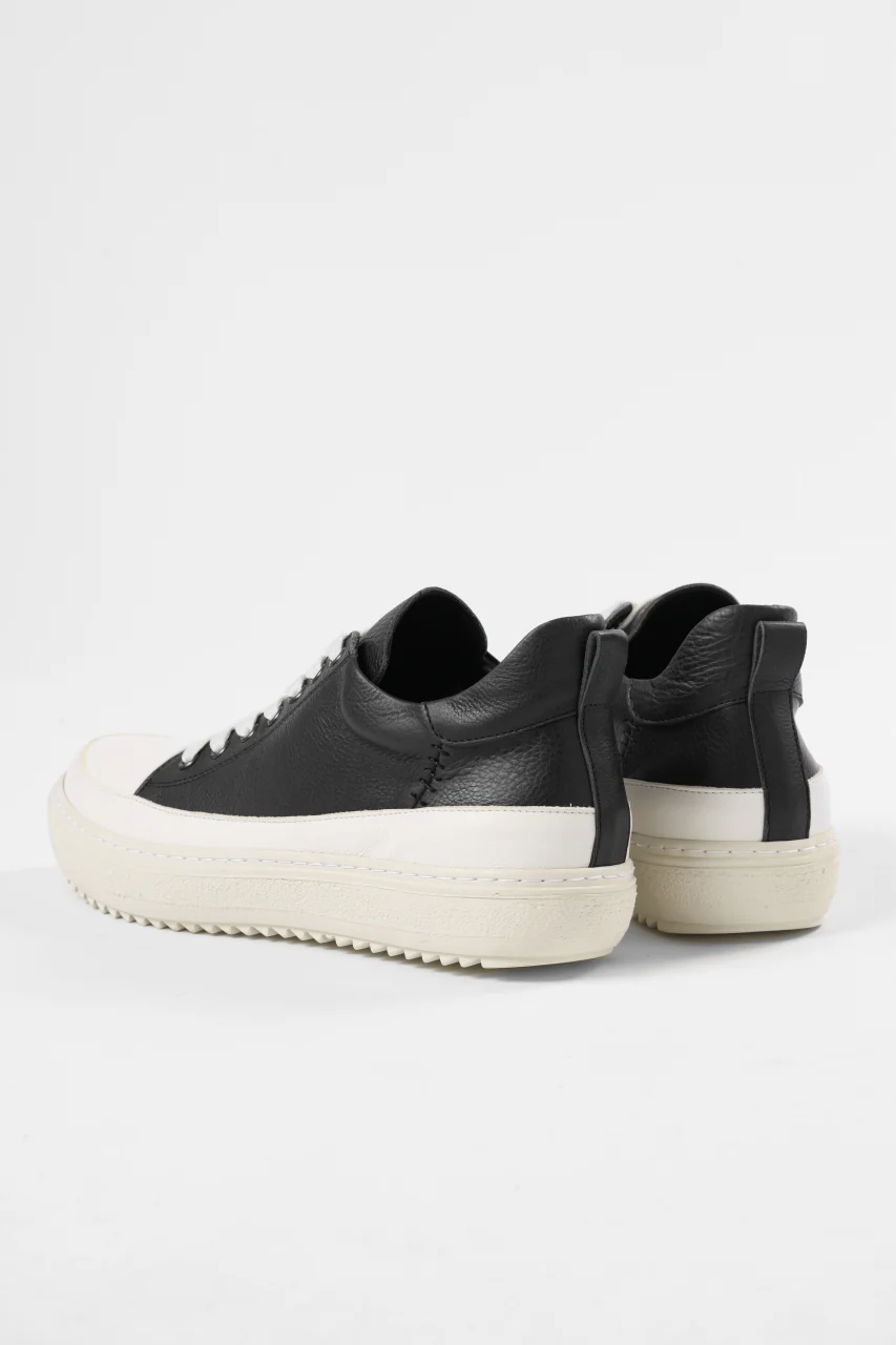 masnada LOW TOP SNEAKER / CALF SKIN LEATHER (BLACK) - Image 8