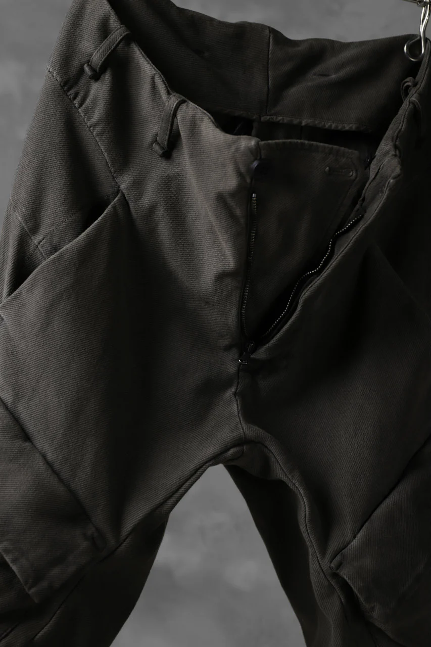 masnada PANTA BAGGY TAM COMBAT / TINTA IN CAPO (DARK ROCK) - Image 11