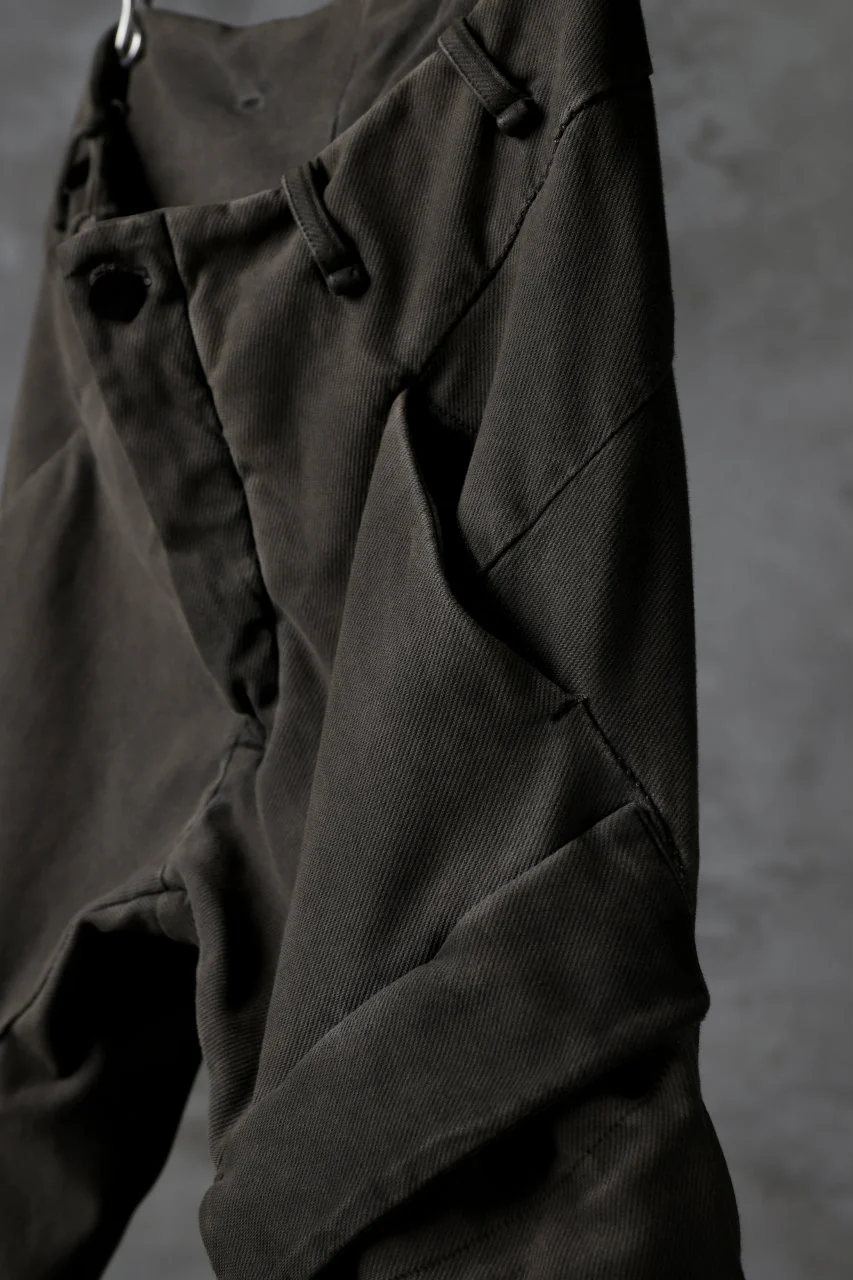 masnada PANTA BAGGY TAM COMBAT / TINTA IN CAPO (DARK ROCK) - Image 14