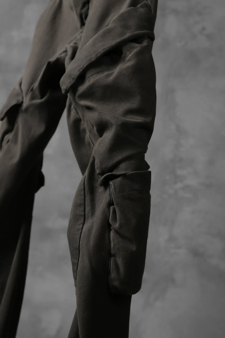 masnada PANTA BAGGY TAM COMBAT / TINTA IN CAPO (DARK ROCK) - Image 15