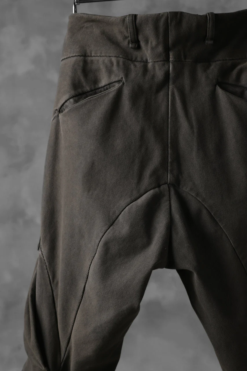 masnada PANTA BAGGY TAM COMBAT / TINTA IN CAPO (DARK ROCK) - Image 16