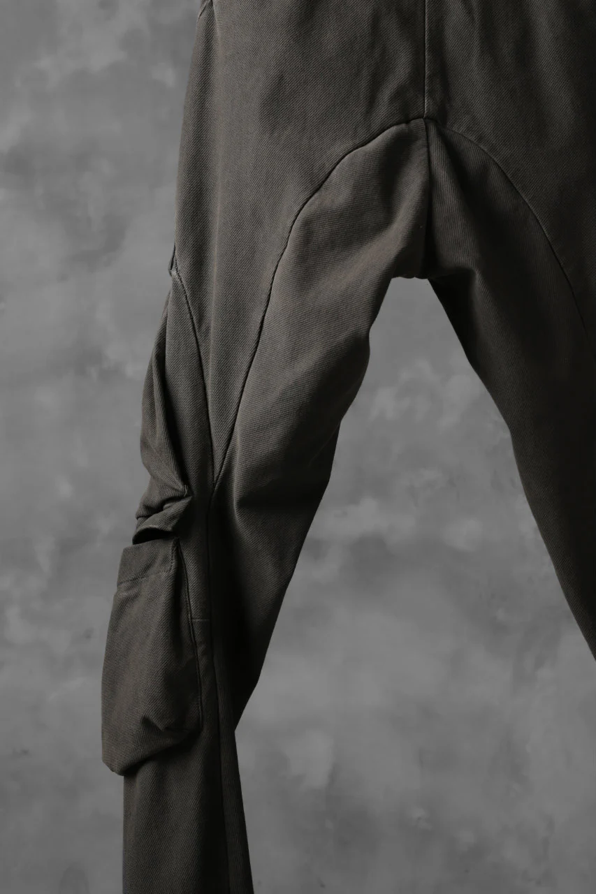 masnada PANTA BAGGY TAM COMBAT / TINTA IN CAPO (DARK ROCK) - Image 17