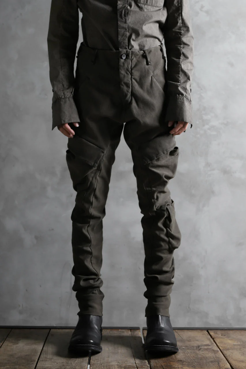 masnada PANTA BAGGY TAM COMBAT / TINTA IN CAPO (DARK ROCK) - Image 21