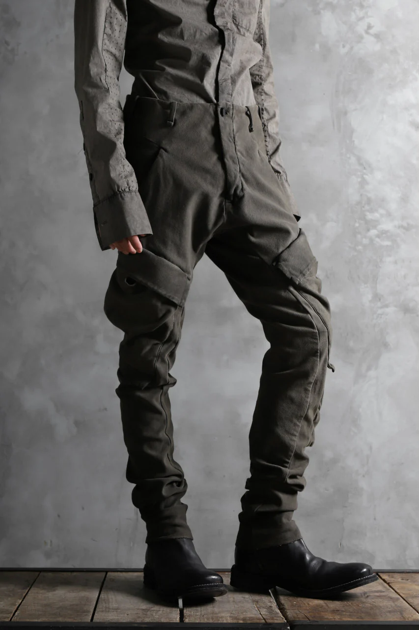 masnada PANTA BAGGY TAM COMBAT / TINTA IN CAPO (DARK ROCK) - Image 23