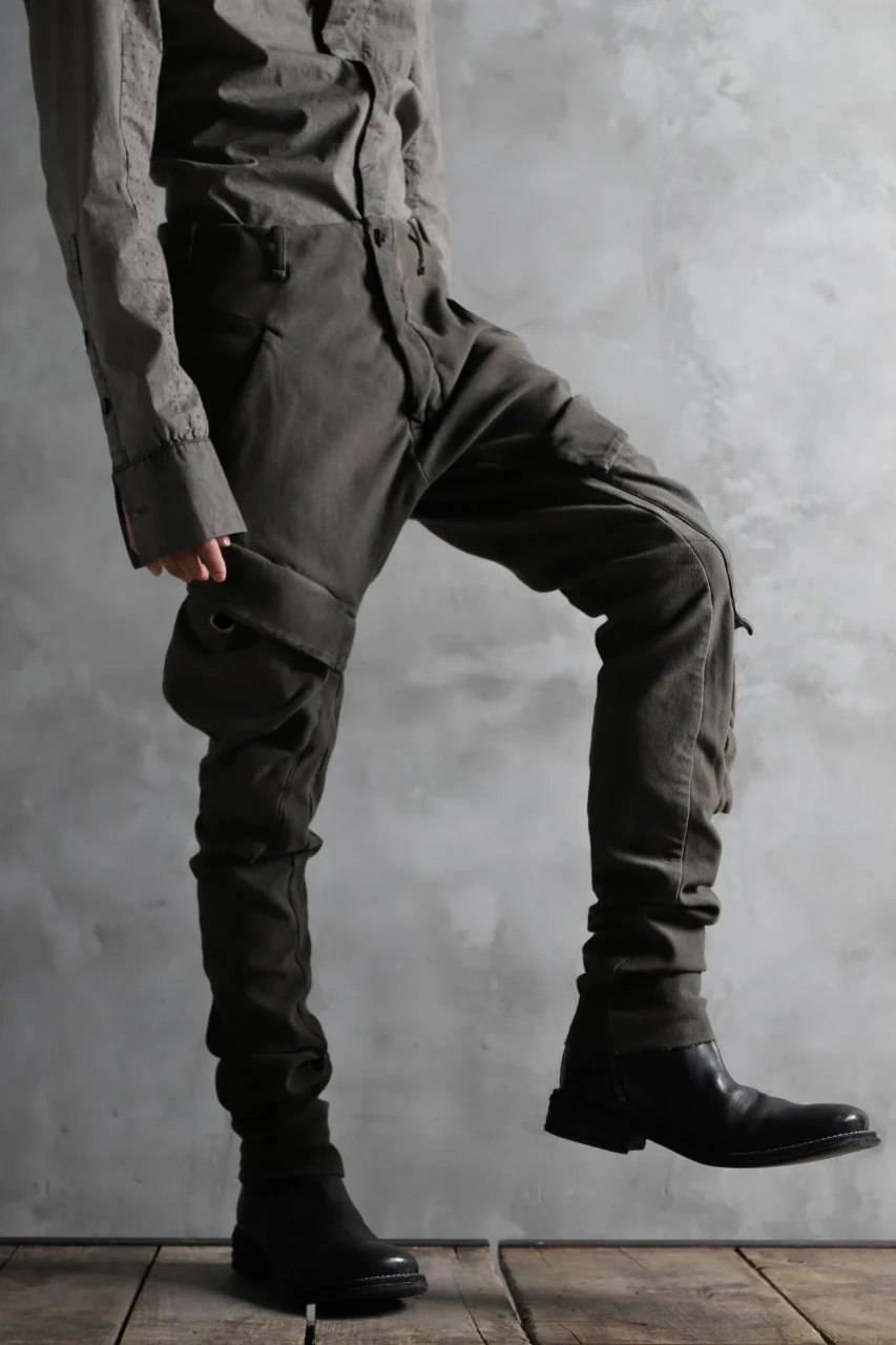 masnada PANTA BAGGY TAM COMBAT / TINTA IN CAPO (DARK ROCK) - Image 24