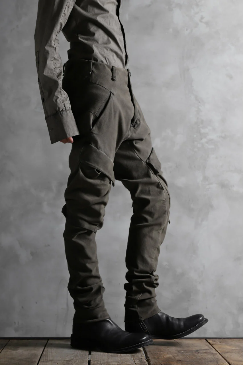 masnada PANTA BAGGY TAM COMBAT / TINTA IN CAPO (DARK ROCK) - Image 25