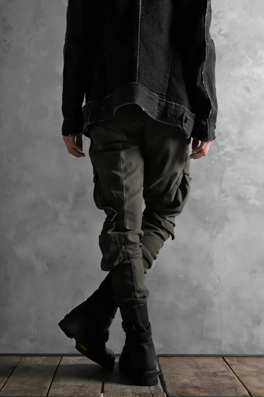 masnada PANTA BAGGY TAM COMBAT / TINTA IN CAPO (DARK ROCK) - Image 29