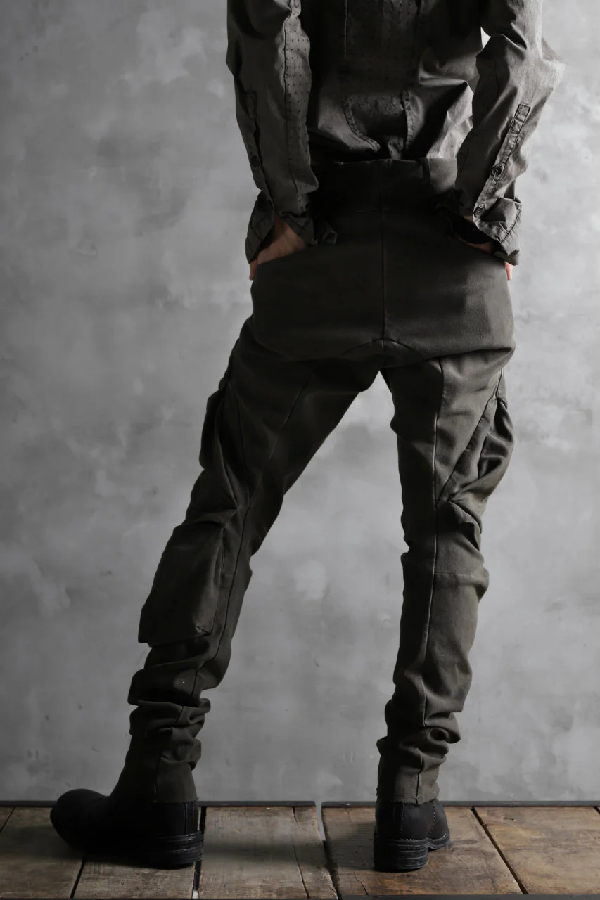 masnada PANTA BAGGY TAM COMBAT / TINTA IN CAPO (DARK ROCK) - Image 30