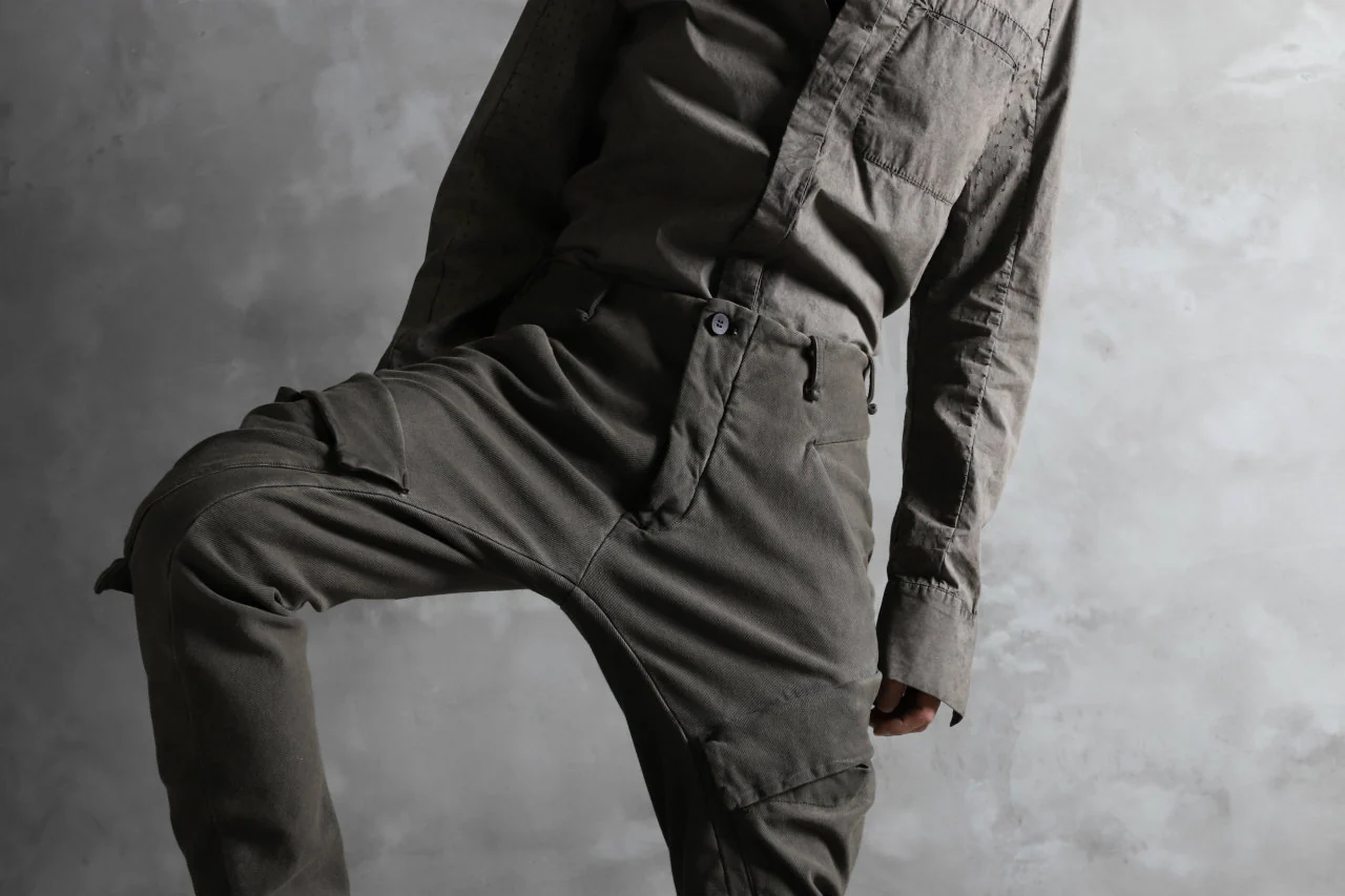 masnada PANTA BAGGY TAM COMBAT / TINTA IN CAPO (DARK ROCK) - Image 32