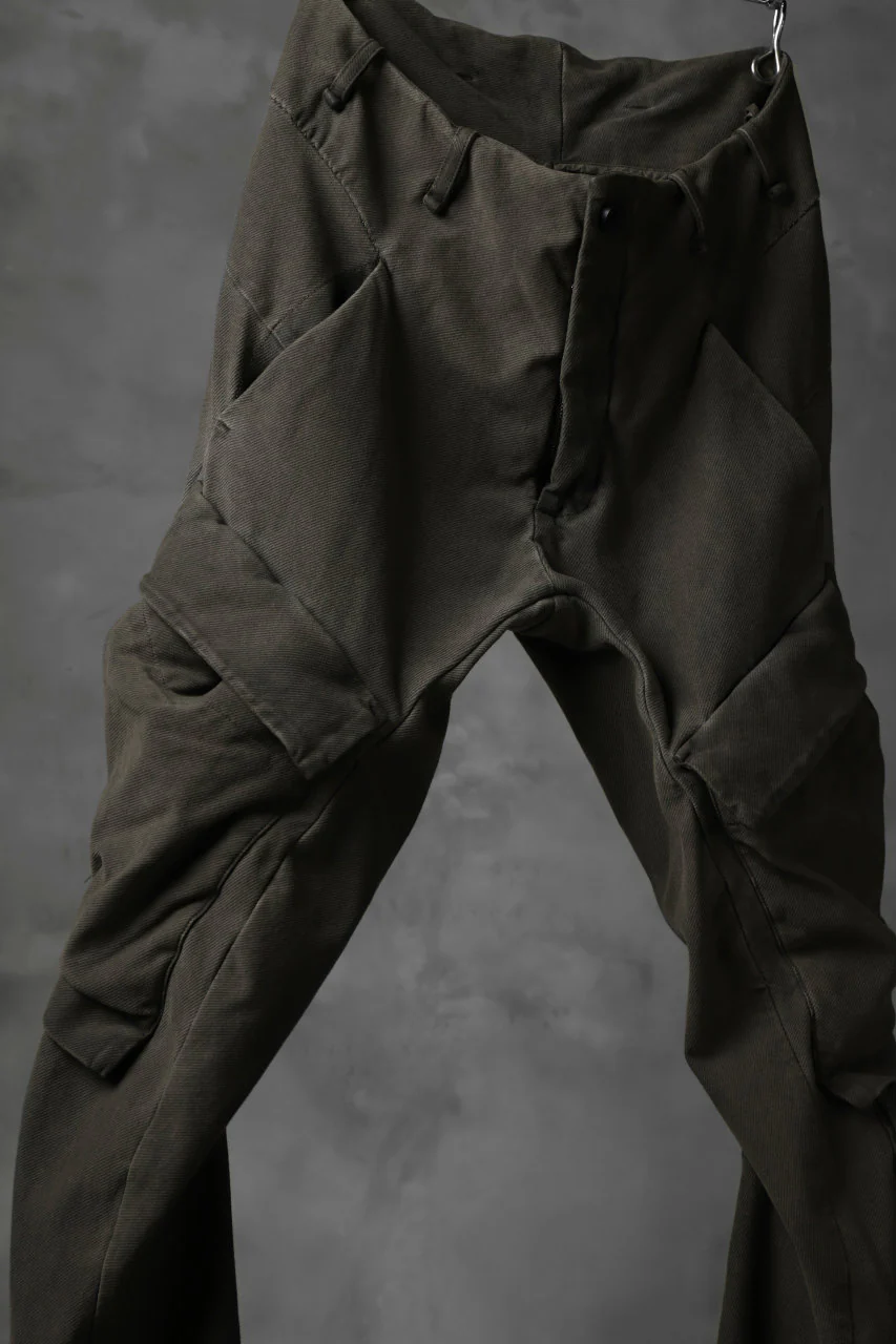 masnada PANTA BAGGY TAM COMBAT / TINTA IN CAPO (DARK ROCK) - Image 5