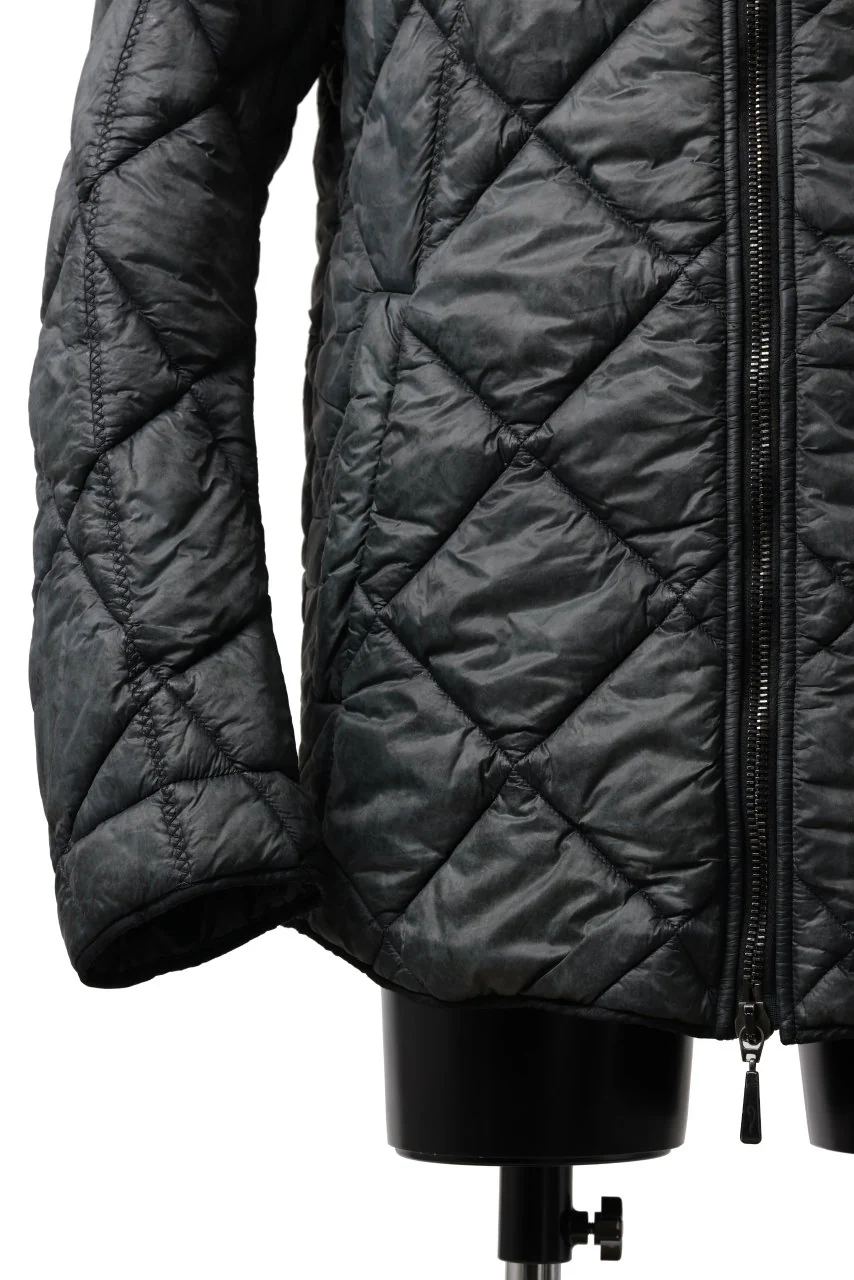 masnada QUILTED HOOD JACKET / OVER STUFFED PAPER NYLON (LEGION) - Image 13