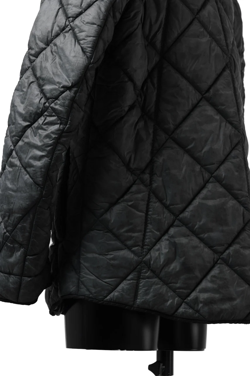 masnada QUILTED HOOD JACKET / OVER STUFFED PAPER NYLON (LEGION) - Image 22