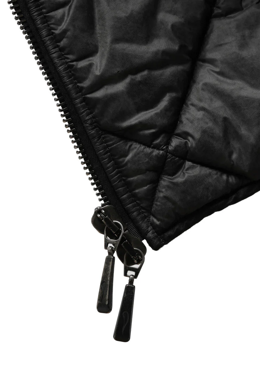 masnada QUILTED HOOD JACKET / OVER STUFFED PAPER NYLON (LEGION) - Image 27