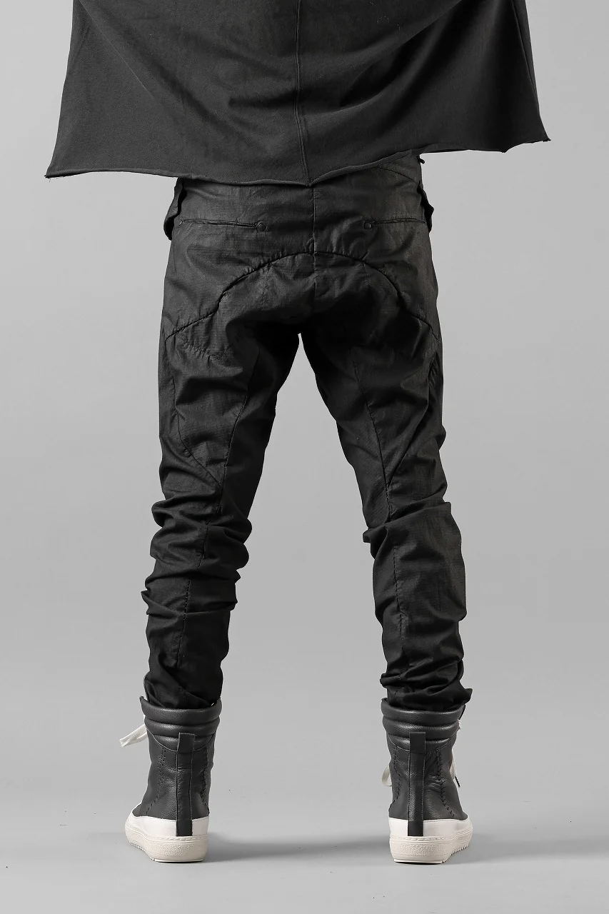 masnada RELAX FLAP POCKET PANTS / STRETCH LIGHT WEIGHT RIPSTOP (BLACK) - Image 21