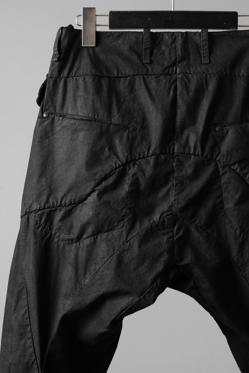 masnada RELAX FLAP POCKET PANTS / STRETCH LIGHT WEIGHT RIPSTOP (BLACK) - Image 32