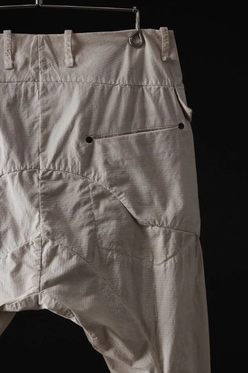 masnada RELAX FLAP POCKET PANTS / STRETCH LIGHT WEIGHT RIPSTOP (MOON) - Image 12