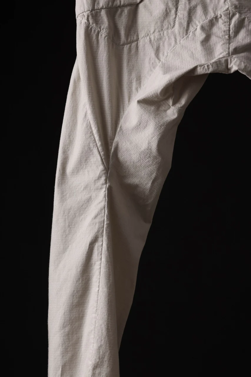 masnada RELAX FLAP POCKET PANTS / STRETCH LIGHT WEIGHT RIPSTOP (MOON) - Image 14