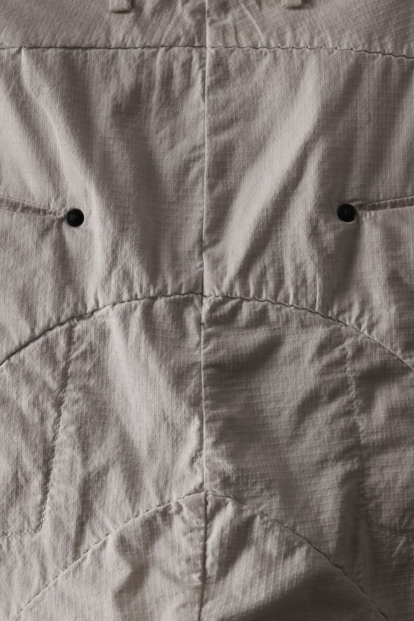 masnada RELAX FLAP POCKET PANTS / STRETCH LIGHT WEIGHT RIPSTOP (MOON) - Image 16