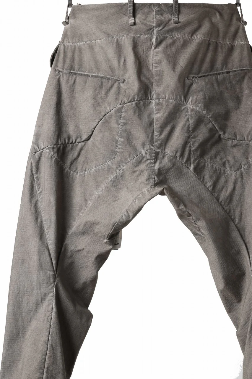 masnada RELAX FLAP POCKET PANTS / STRETCH LIGHT WEIGHT RIPSTOP (SHALE) - Image 11