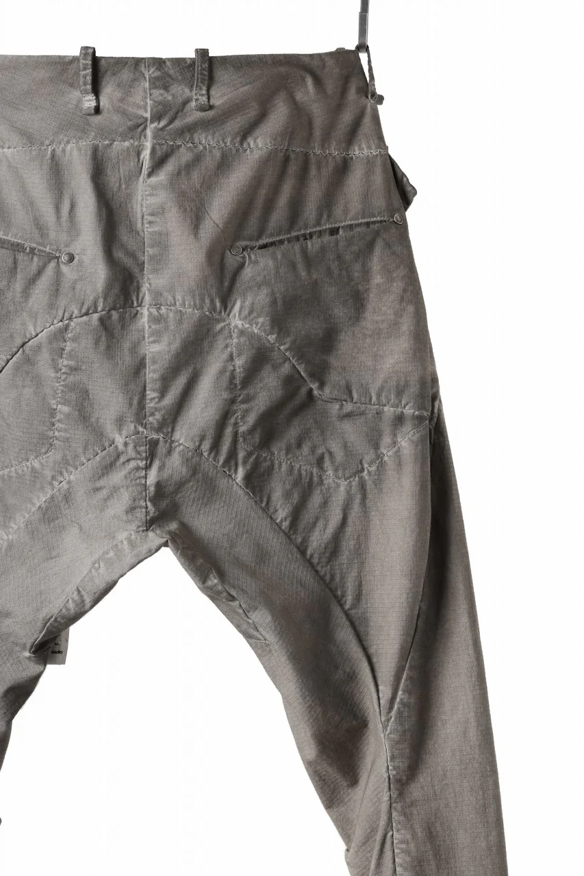 masnada RELAX FLAP POCKET PANTS / STRETCH LIGHT WEIGHT RIPSTOP (SHALE) - Image 12