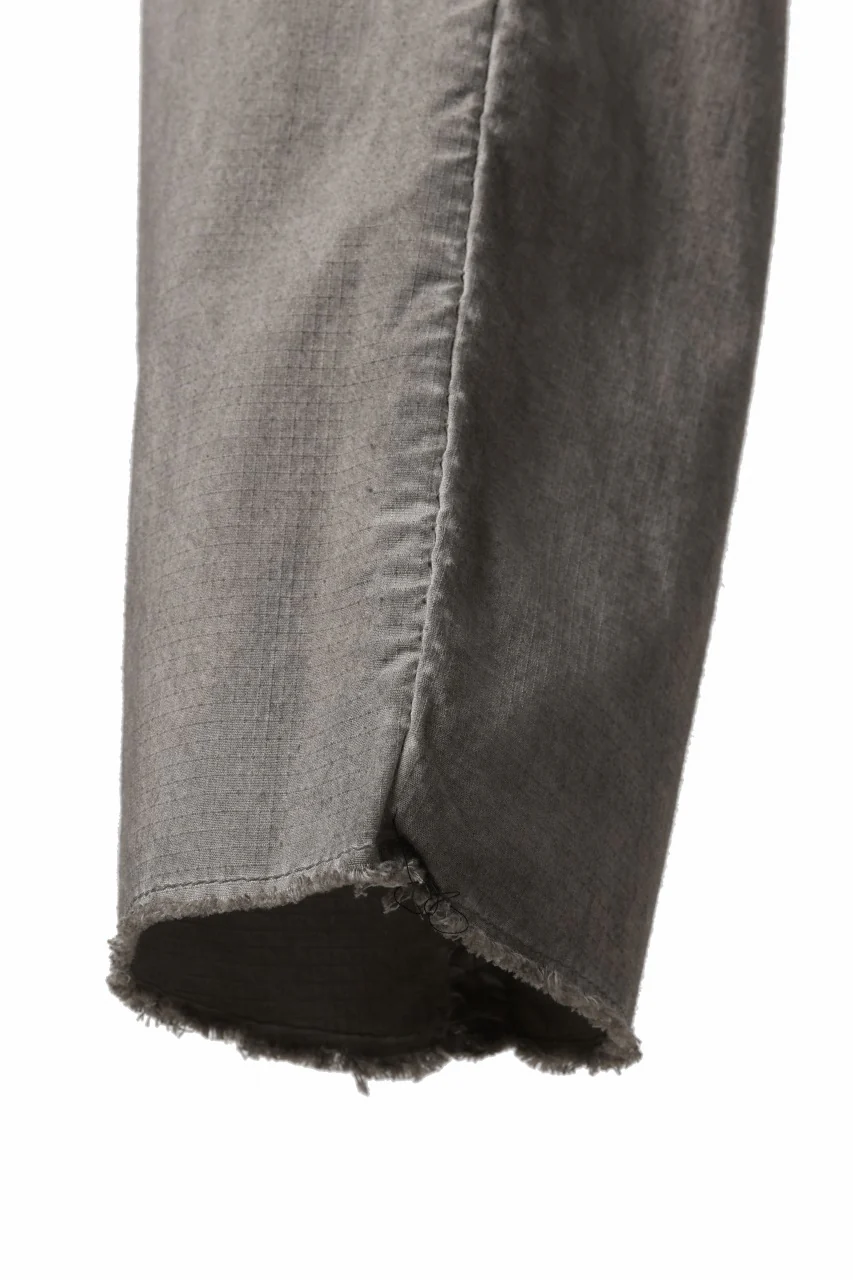 masnada RELAX FLAP POCKET PANTS / STRETCH LIGHT WEIGHT RIPSTOP (SHALE) - Image 14