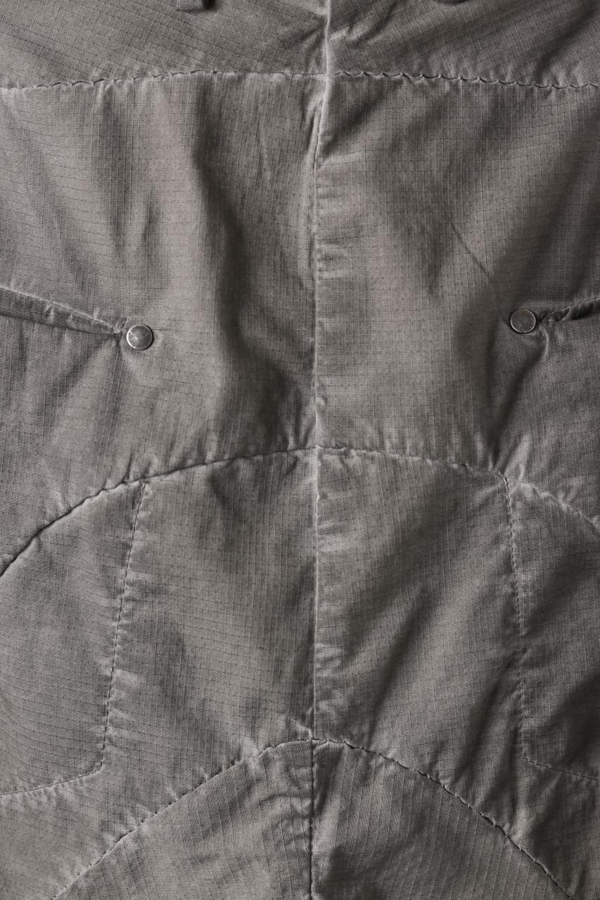 masnada RELAX FLAP POCKET PANTS / STRETCH LIGHT WEIGHT RIPSTOP (SHALE) - Image 15