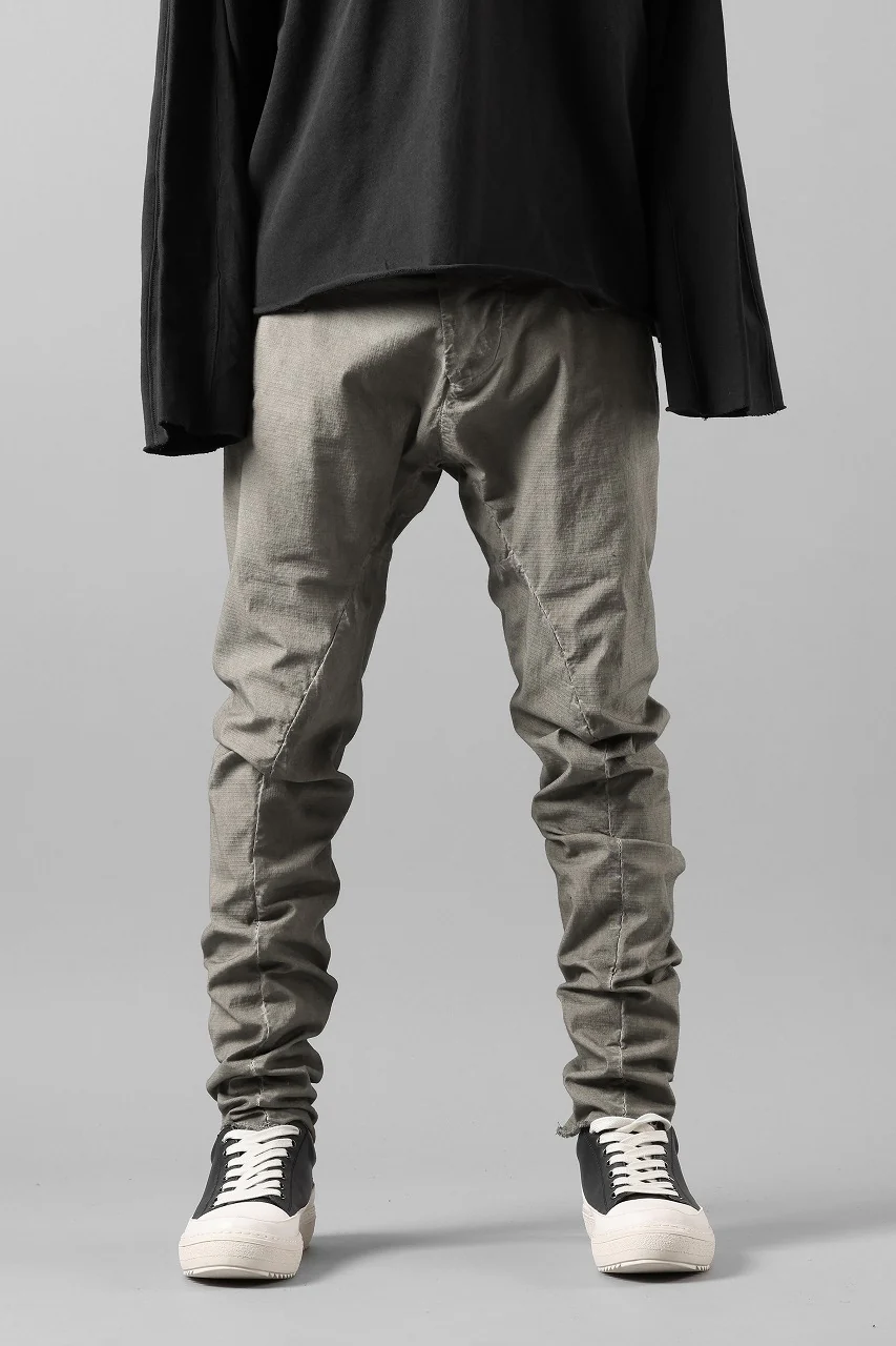 masnada RELAX FLAP POCKET PANTS / STRETCH LIGHT WEIGHT RIPSTOP (SHALE) - Image 16
