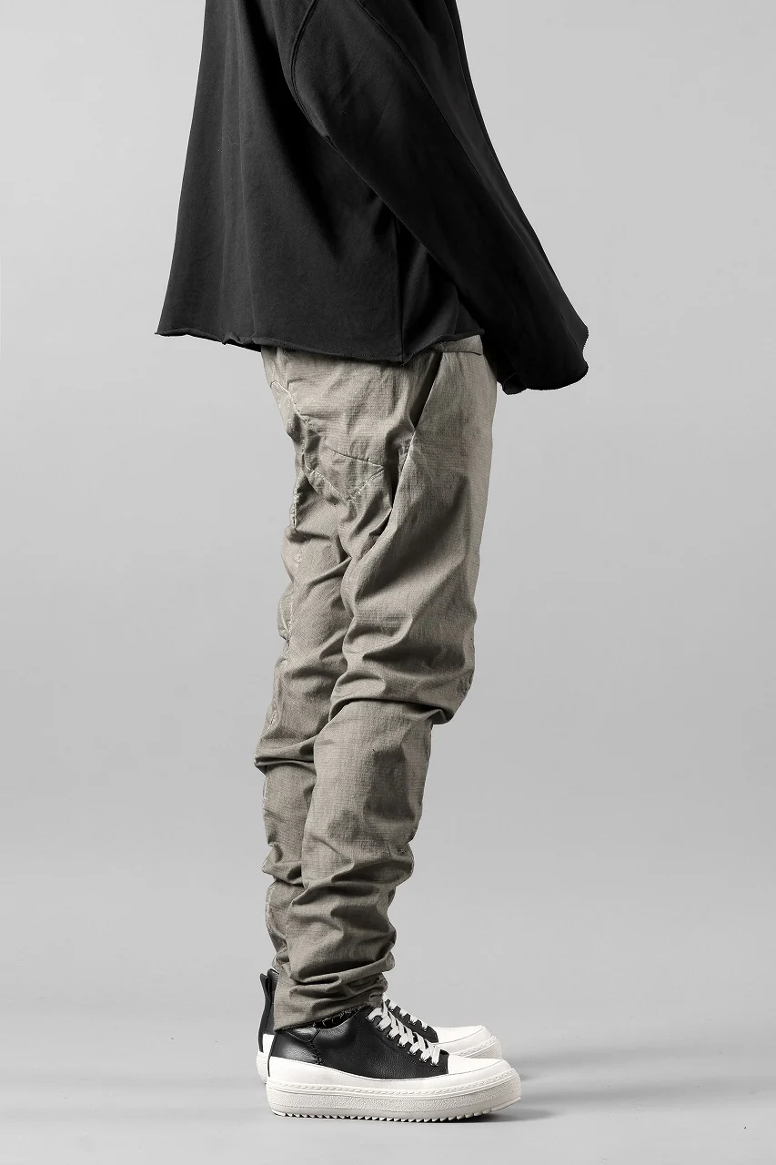 masnada RELAX FLAP POCKET PANTS / STRETCH LIGHT WEIGHT RIPSTOP (SHALE) - Image 17