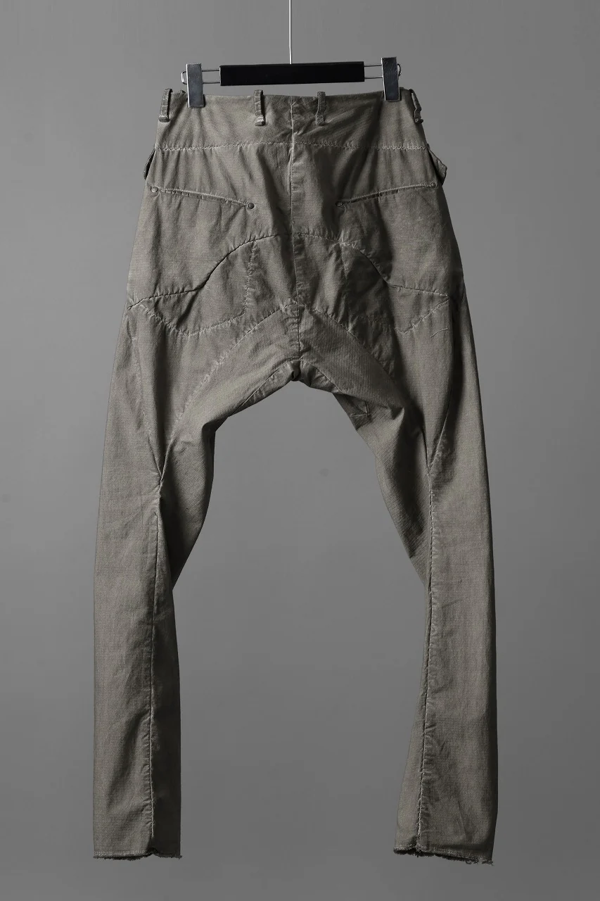 masnada RELAX FLAP POCKET PANTS / STRETCH LIGHT WEIGHT RIPSTOP (SHALE) - Image 25