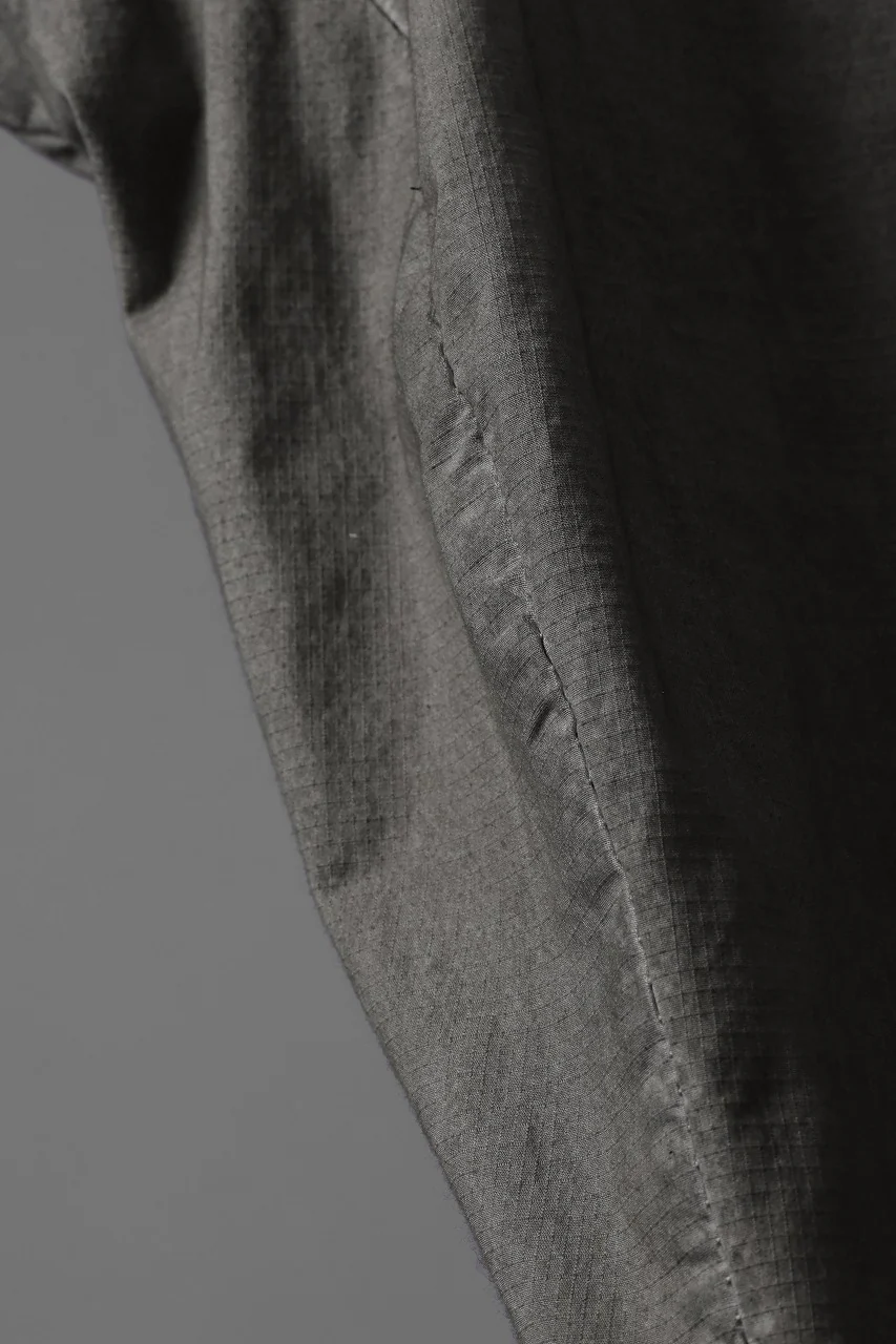 masnada RELAX FLAP POCKET PANTS / STRETCH LIGHT WEIGHT RIPSTOP (SHALE) - Image 28