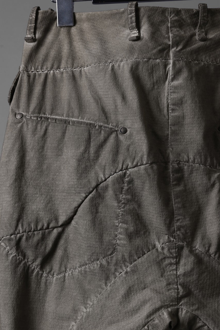 masnada RELAX FLAP POCKET PANTS / STRETCH LIGHT WEIGHT RIPSTOP (SHALE) - Image 29