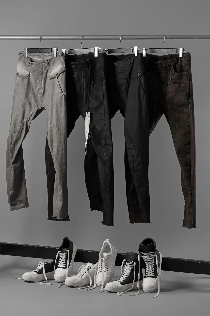 masnada RELAX FLAP POCKET PANTS / STRETCH LIGHT WEIGHT RIPSTOP (SHALE) - Image 31