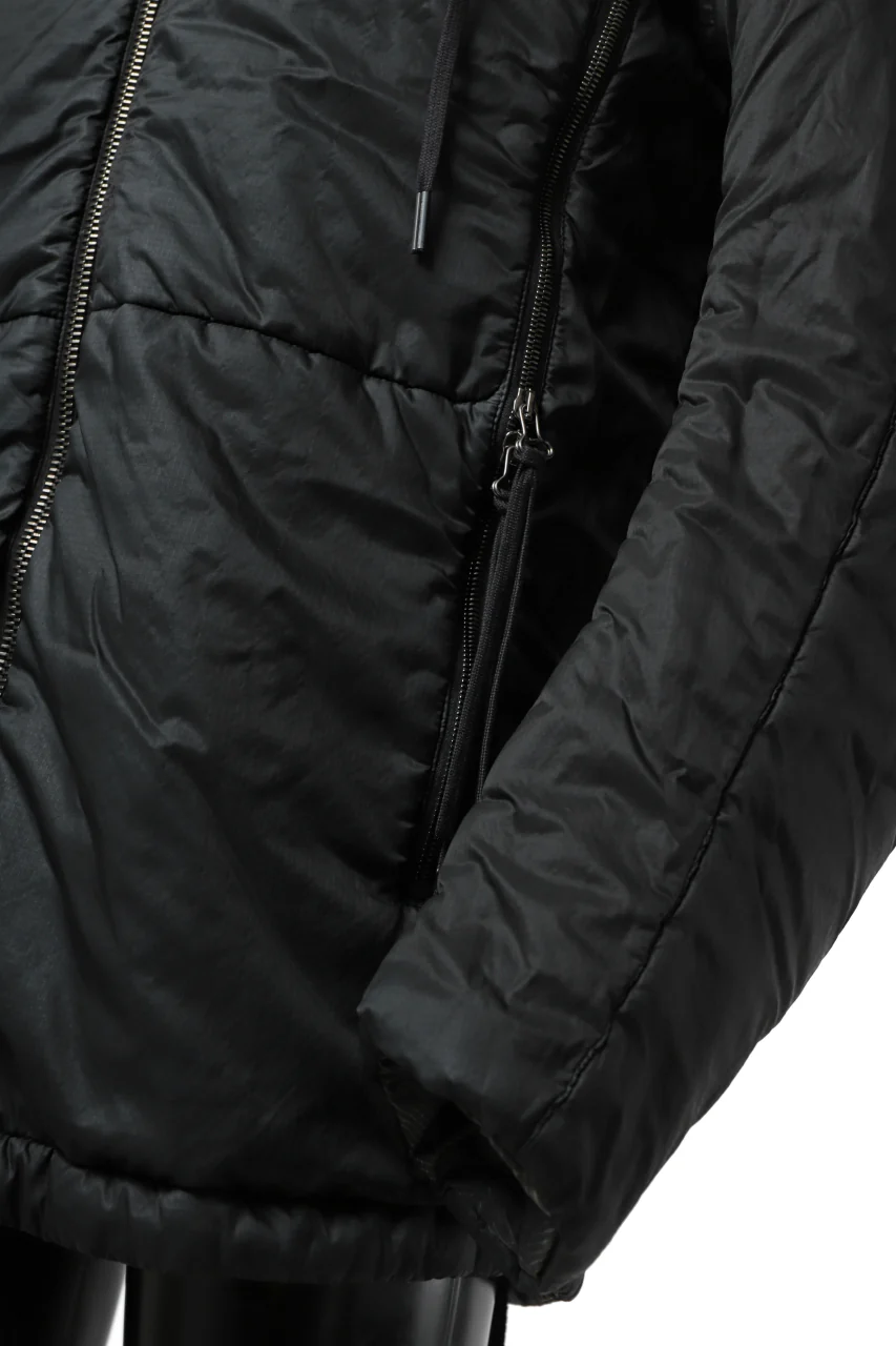 masnada REVERSIBLE 8WAY PADDED JACKET / RIPSTOP + RECYCLED WADDING (BLACK/LEGION) - Image 32