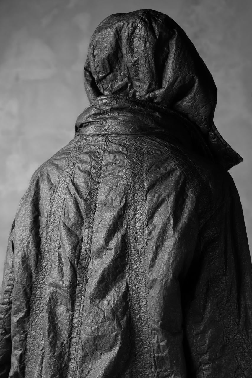 masnada REVERSIBLE PUFFER PADDED MODS COAT / WATER RESISTENT (BLACK) - Image 12