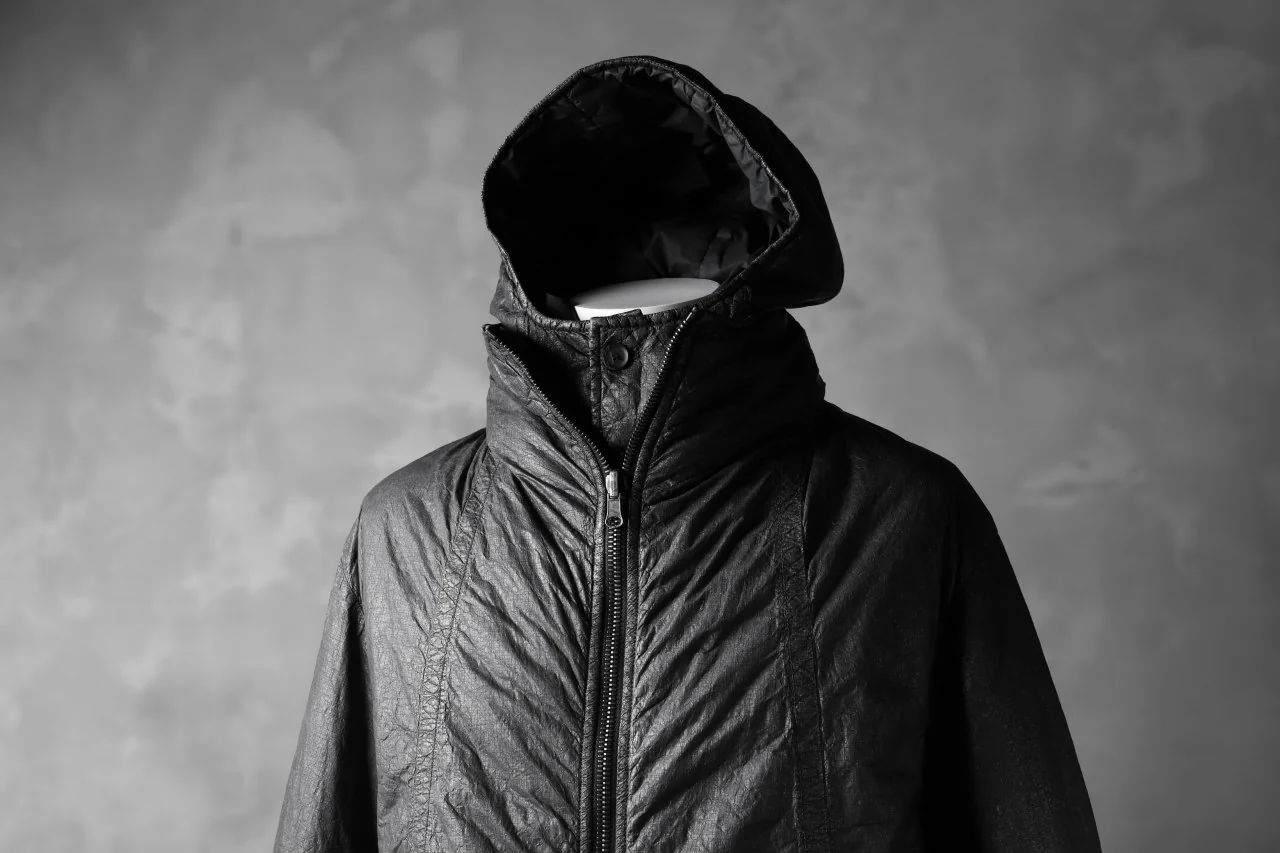 masnada REVERSIBLE PUFFER PADDED MODS COAT / WATER RESISTENT (BLACK) - Image 15