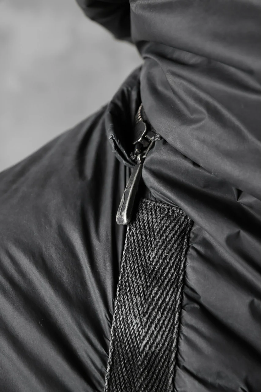 masnada REVERSIBLE PUFFER PADDED MODS COAT / WATER RESISTENT (BLACK) - Image 24