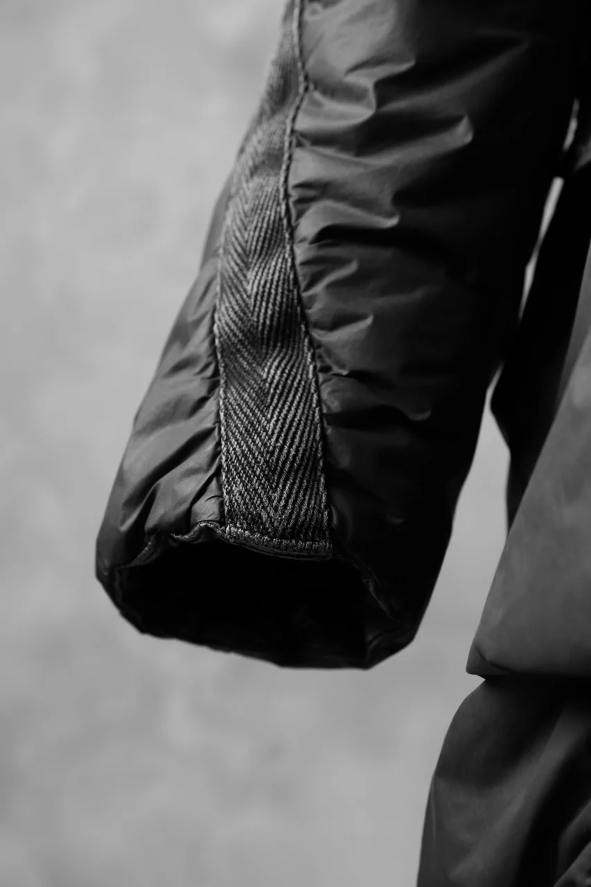 masnada REVERSIBLE PUFFER PADDED MODS COAT / WATER RESISTENT (BLACK) - Image 26