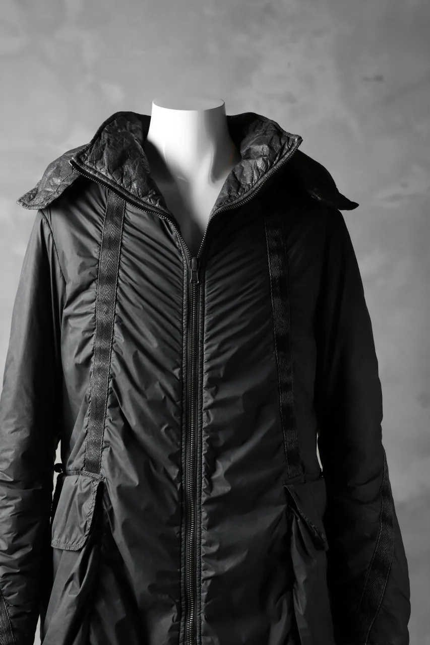 masnada REVERSIBLE PUFFER PADDED MODS COAT / WATER RESISTENT (BLACK) - Image 28