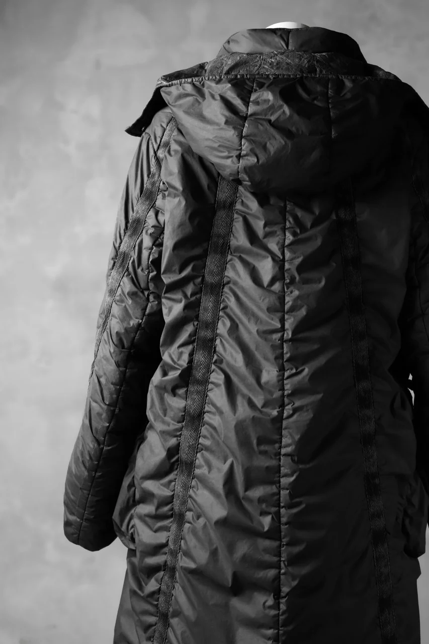 masnada REVERSIBLE PUFFER PADDED MODS COAT / WATER RESISTENT (BLACK) - Image 32