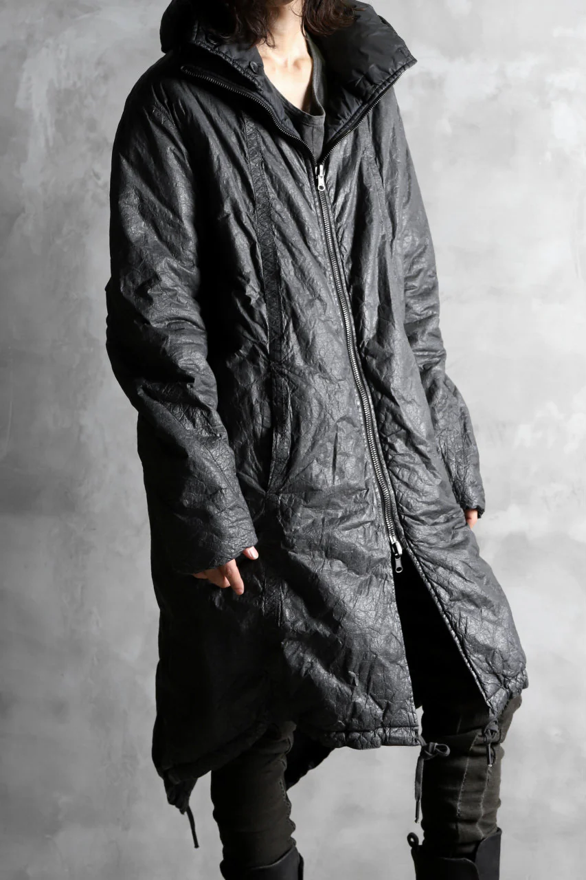 masnada REVERSIBLE PUFFER PADDED MODS COAT / WATER RESISTENT (BLACK) - Image 33