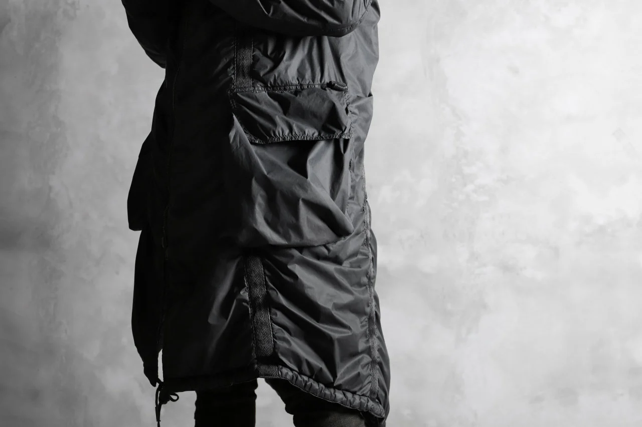 masnada REVERSIBLE PUFFER PADDED MODS COAT / WATER RESISTENT (BLACK) - Image 53