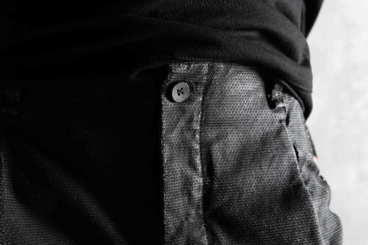 masnada SCAR STITCHED LINE SKINNY PANT / WASHED RESIN-COAT DENIM (WASHED BLACK) - Image 22