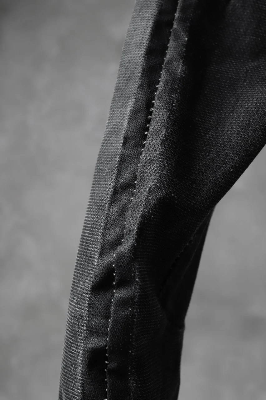 masnada SCAR STITCHED LINE SKINNY PANT / WASHED RESIN-COAT DENIM (WASHED BLACK) - Image 6