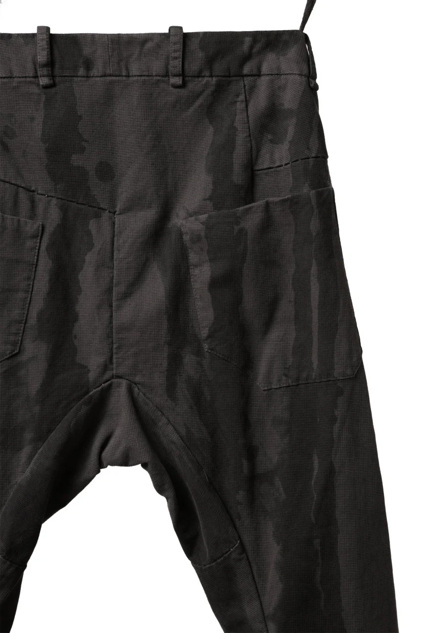 masnada SLIM GUSSET PANTS / STRETCH MICRO RIP COTTON (CAMO DUST) - Image 19