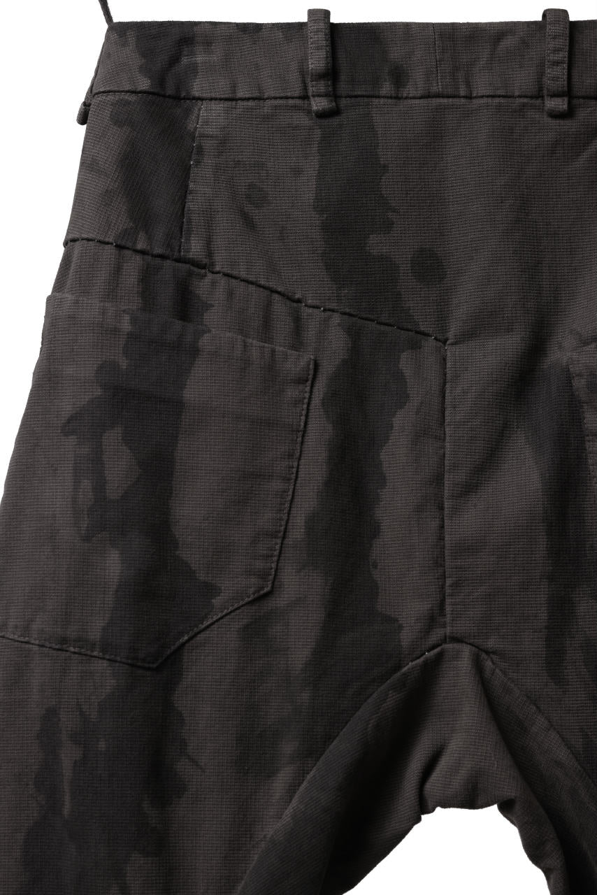 masnada SLIM GUSSET PANTS / STRETCH MICRO RIP COTTON (CAMO DUST) - Image 21