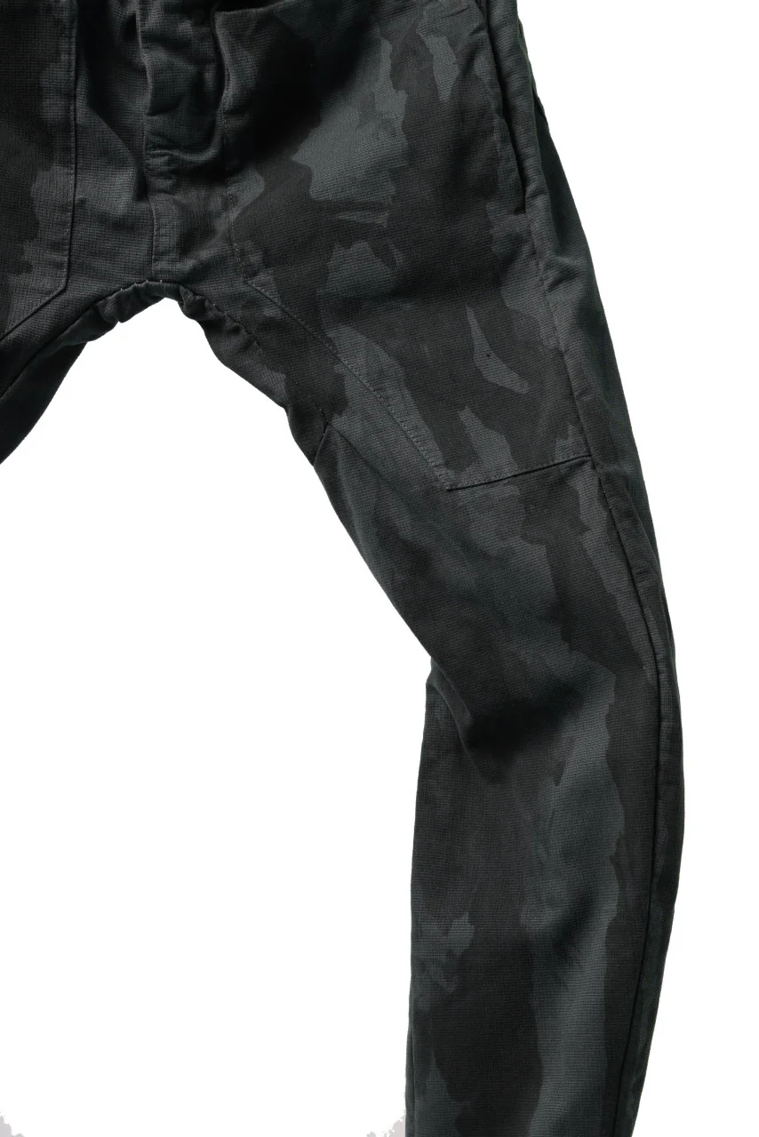 masnada SLIM GUSSET PANTS / STRETCH MICRO RIP COTTON (CAMO LEGION) - Image 15