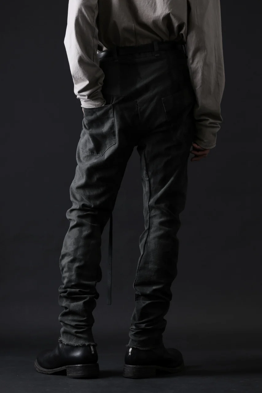 masnada SLIM GUSSET PANTS / STRETCH MICRO RIP COTTON (CAMO LEGION) - Image 29